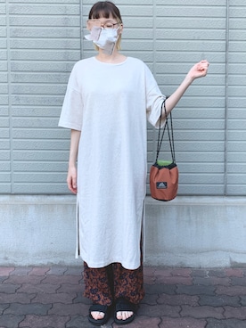 「Gregory」｜「アイテム（ワンピース/ドレス）」を使った、こずえ さん（レディース・156cm）の夏コーディネート