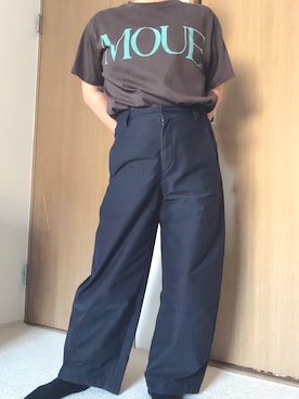 「UNIQLO（ユニクロ）のアイテム（チノパンツ、その他）」を使った、3児ママのリアルコーデさん（レディース・150cm）の夏コーディネート