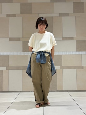 「URBAN RESEARCH DOORS（アーバンリサーチドアーズ）のアイテム（Tシャツ/カットソー）」を使った、sakuraさん（レディース・159cm）の秋コーディネート