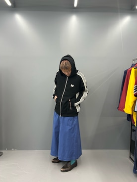 「Needles（ニードルス）のアイテム」を使った、笠原滉介さん（メンズ・176cm）の夏コーディネート