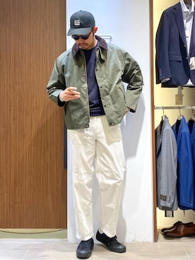 「ABAHOUSE（アバハウス）のアイテム」を使った、みぞさん（メンズ・188cm）の春コーディネート