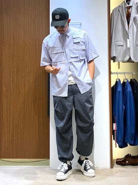 みぞさん（メンズ・188cm）の春コーディネート