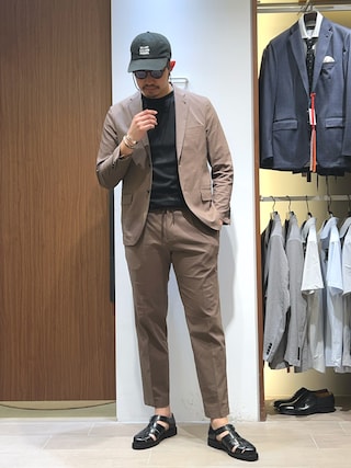 セットアップコーデ」のメンズ人気ファッションコーディネート（身長