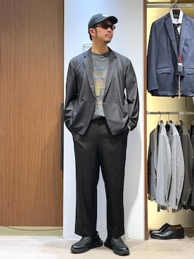 みぞさん（メンズ・188cm）の春コーディネート