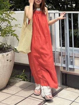 須藤真由さん（レディース・156cm）の夏コーディネート