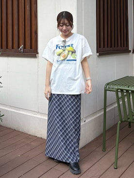 須藤真由さん（レディース・156cm）の春コーディネート