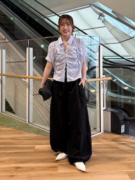 須藤真由さん(レディース・156cm)の夏コーディネート