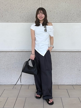 須藤真由さん(レディース・156cm)の夏コーディネート