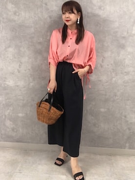 Rihoさん（レディース・158cm）の春コーディネート