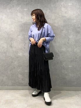 「PICHE ABAHOUSE（ピシェ アバハウス）のアイテム」を使った、Rihoさん（レディース・158cm）の秋コーディネート