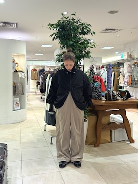 「CIAOPANIC TYPY（チャオパニックティピー）のアイテム（ブルゾン）」を使った、さくらさん（レディース・154cm）の秋コーディネート