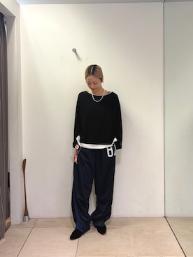 「etsinta（エシンタ）のアイテム」を使った、さくらさん（レディース・154cm）の秋コーディネート
