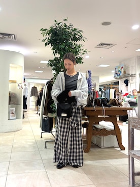 「CIAOPANIC TYPY（チャオパニックティピー）のアイテム（トップス）」を使った、さくらさん（レディース・154cm）の秋コーディネート