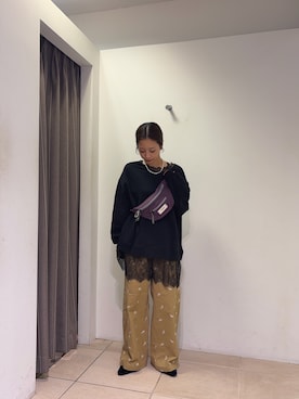 「CIAOPANIC TYPY（チャオパニックティピー）のアイテム」を使った、さくらさん（レディース・154cm）の秋コーディネート