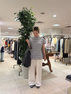 「GEVACO（ゲバコ）のアイテム」を使った、sakura154typさん（レディース・154cm）の春コーディネート