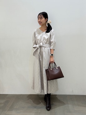 「NATURAL BEAUTY BASIC（ナチュラルビューティーベーシック）のアイテム」を使った、honokaさん（レディース・153cm）の夏コーディネート