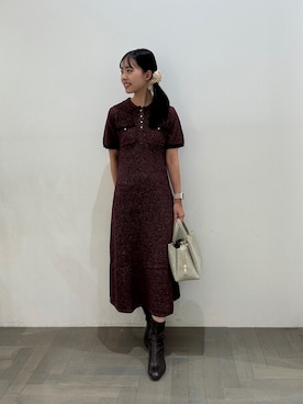 「NATURAL BEAUTY BASIC（ナチュラルビューティーベーシック）のアイテム」を使った、honokaさん（レディース・153cm）の夏コーディネート