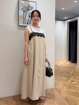 「NATURAL BEAUTY BASIC（ナチュラルビューティーベーシック）のアイテム」を使った、rio03nbbさん（レディース・155cm）の夏コーディネート