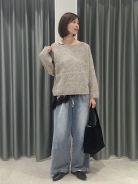 「DouDou（ドゥドゥ）のアイテム」を使った、azukiさん（レディース・168cm）の秋コーディネート