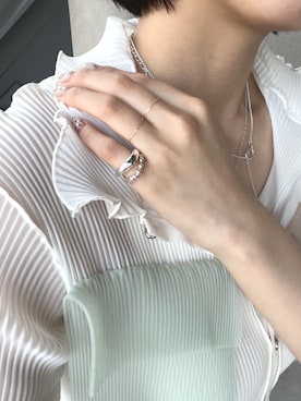 「norme（ノーム）のアイテム」を使った、Soierie_STAFFさん（レディース・163cm）の夏コーディネート