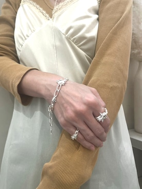 「Soierie（ソワリー）のアイテム」を使った、Soierie_STAFFさん（レディース・153cm）の秋コーディネート
