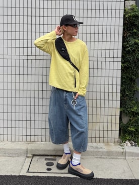 「UGG（アグ）のアイテム」を使った、32maaaashさん（メンズ・172cm）の夏コーディネート