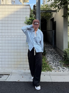 「Elanque（エランク）のアイテム」を使った、32maaaashさん（メンズ・172cm）の春コーディネート