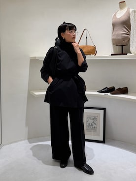 「CAPRICIEUX LE'MAGE（カプリシューレマージュ）のアイテム（トートバッグ）」を使った、tensanさん（レディース・159cm）の秋コーディネート