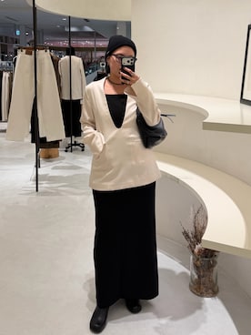 「CAPRICIEUX LE'MAGE（カプリシューレマージュ）のアイテム（ワンピース）」を使った、tensanさん（レディース・159cm）の春コーディネート