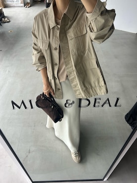 「MICA&DEAL（マイカ＆ディール）のアイテム」を使った、usaさん（レディース・150cm）の秋コーディネート