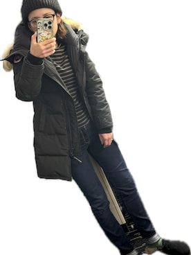 「アイテム（ソックス/靴下）」を使った、sao1456さん（レディース・164cm）の冬コーディネート