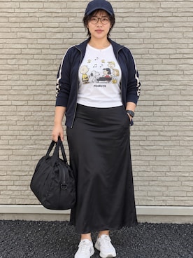 「無印良品（ムジルシリョウヒン）のアイテム（バッグ）」を使った、coubyさん（レディース・160cm）の秋コーディネート