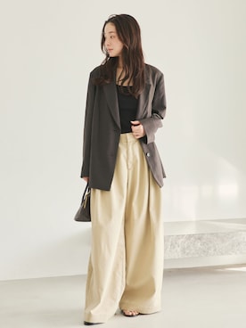 「plage（プラージュ）のアイテム」を使った、Neneさん（レディース・165cm）の春コーディネート