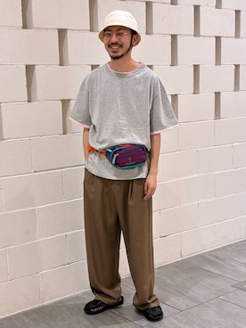 「KEEN（キーン）のアイテム」を使った、ミナミさん（メンズ・166cm）の春コーディネート