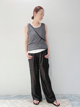 「Spick & Span（スピックアンドスパン）のアイテム」を使った、natsukiさん（レディース・158cm）の夏コーディネート