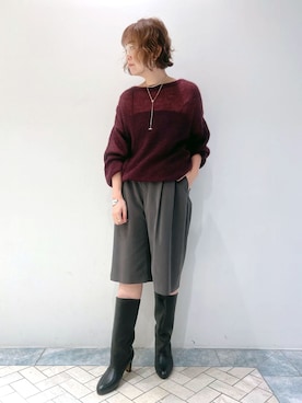 「Spick & Span（スピックアンドスパン）のアイテム」を使った、natsukiさん（レディース・158cm）の秋コーディネート