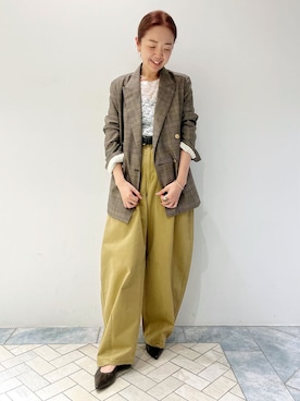 「Spick & Span（スピックアンドスパン）のアイテム」を使った、natsukiさん（レディース・158cm）の秋コーディネート