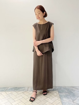 「Lilas（リラ）のアイテム」を使った、natsukiさん（レディース・158cm）の夏コーディネート