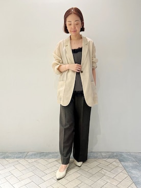 「Lilas（リラ）のアイテム」を使った、natsukiさん（レディース・158cm）の春コーディネート