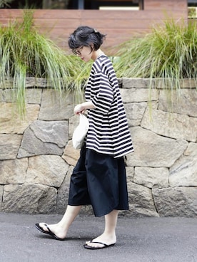 「JOURNAL STANDARD LUXE（ジャーナルスタンダード　ラックス）のアイテム」を使った、KSさん（レディース・162cm）の夏コーディネート
