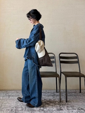 「JOURNAL STANDARD LUXE（ジャーナルスタンダード　ラックス）のアイテム」を使った、KSさん（レディース・162cm）の夏コーディネート