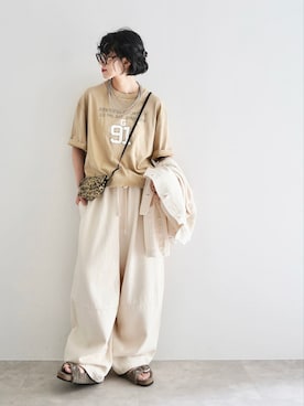 「JOURNAL STANDARD LUXE（ジャーナルスタンダード　ラックス）のアイテム」を使った、KSさん（レディース・162cm）の夏コーディネート