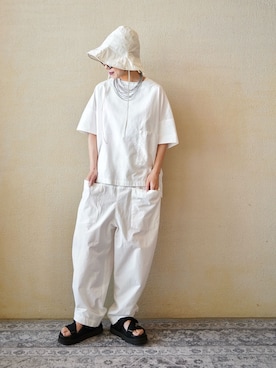 「JOURNAL STANDARD LUXE（ジャーナルスタンダード　ラックス）のアイテム」を使った、KSさん（レディース・162cm）の夏コーディネート