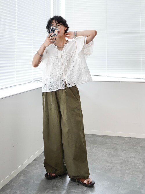 JOURNAL STANDARD LUXE】Beau'sCLOSEパンツカーキ JOURNAL STANDARD