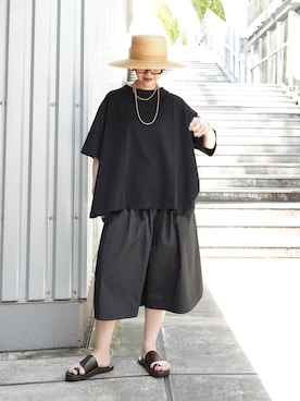「JOURNAL STANDARD LUXE（ジャーナルスタンダード　ラックス）のアイテム」を使った、KSさん（レディース・162cm）の夏コーディネート