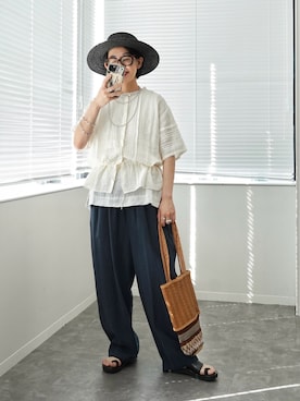 「JOURNAL STANDARD LUXE（ジャーナルスタンダード　ラックス）のアイテム」を使った、KSさん（レディース・162cm）の春コーディネート