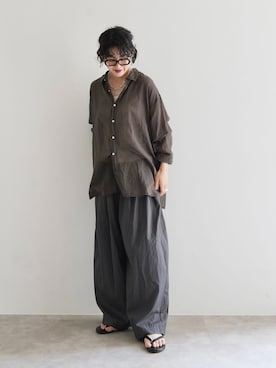 「JOURNAL STANDARD LUXE（ジャーナルスタンダード　ラックス）のアイテム」を使った、KSさん（レディース・162cm）の夏コーディネート