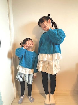 2kids mom☺︎さんのコーディネート