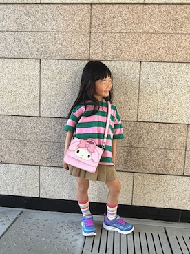 2kids mom☺︎さん（キッズ・110cm）の春コーディネート