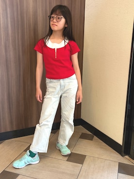 2kids mom☺︎さん(キッズ・139cm)の春コーディネート